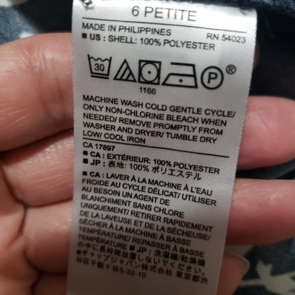 Banana Republic Blue Long Sleeve Sheath Dress..SIZE:6P - Picture 11 of 11